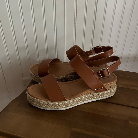 brown cute sandals cozy girl - Picture 2 of 5
